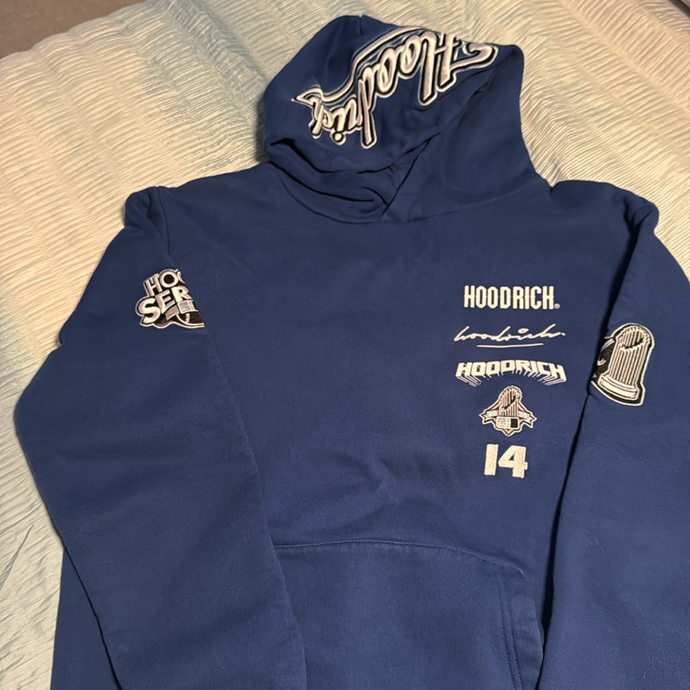 Hoodrich hoodie hood series hoodie royal blue size large